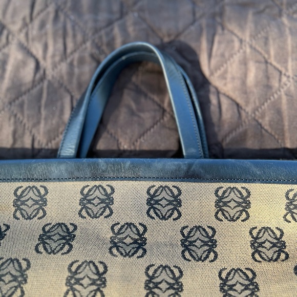 Vintage Loewe canvas mini Tote handbag - Picture 11 of 11